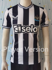 Player Version 2023-24  Newcastle United Home Black&White  Thailand Soccer Jersey AAA-807