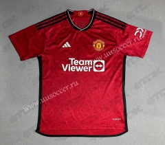 2023-24 Manchester United   Red Thailand Soccer jersey AAA-4952