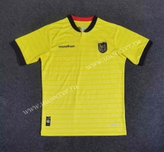 2023-24 Ecuador Home Yellow Thailand Soccer Jersey-0871