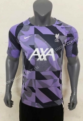 2023-24 Liverpool Purple  Thailand Soccer Training Jersey AAA-416