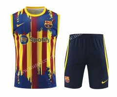 2023-24 Barcelona Red&Yellow Thailand  Soccer Vest uniform-418