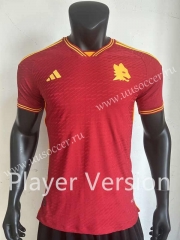 Player version 2023-24  AS Roma Home Red Thailand Soccer Jersey AAA-1959