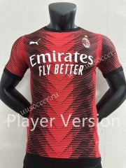 Player Version 23-24 AC Milan Home Red&Black Thailand Soccer Jersey AAA-6886