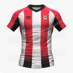 2023-24  Brentford Home Red&White Thailand Soccer Jersey AAA-512
