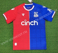 (s-4xl)2023-24 Crystal Palace Home Red&Blue  Thailand Soccer Jersey AAA-403