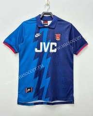 Retro Version95-96 Arsenal  Away Blue Thailand Soccer Jersey AAA-811