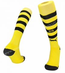 2023-24 Borussia Dortmund Home Yellow Thailand Kids/Youth Soccer Socks