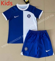 2023-24  Atlético Madrid Blue&White kids  Soccer Uniform-506