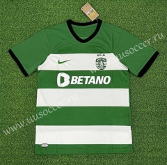 （s-4xl）2023-24  Sporting Clube de Portugal Home Green& White Thailand Soccer Jersey AAA-403