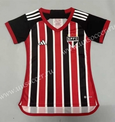 2023-24 Sao Paulo Futebol Home Red Thailand Women Soccer Jersey AAA-908