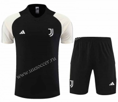 2023-24 Juventus FC Black Thailand Soccer  Uniform-7411
