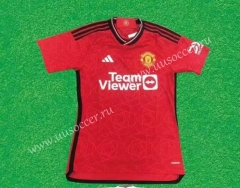 2023-24 Manchester United   Red Thailand Soccer jersey AAA