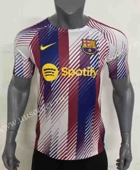 2023-24 Barcelona Red&Blue Thailand Soccer Training Jersey-416
