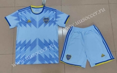 2023-24 BOCA Juniors 2nd Light Blue  Soccer Uniform-718