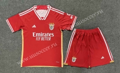 2023-24 Benfica Home Red Soccer Uniform-6748