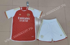 correct version 2023-24 Arsenal Home Red Soccer Uniform-718