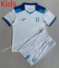 2023-24 Honduras Home White kids Soccer Uniform-AY