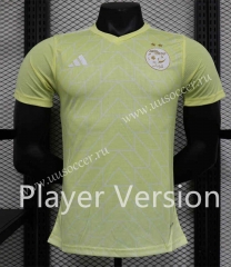 Player version 2023-24 Algeria Yellow Thailand Training Soccer Jersey-888