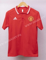 2023-24 Manchester United Red Thailand Polo Shirt-2044