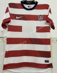 2013 Retro Version USA Home White&Red Thailand Soccer Jersey AAA-1332