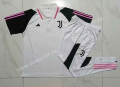 2023-24 Juventus White  Thailand Polo Uniform-815