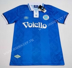 1993-94 Retro Version Napoli Home Blue Thailand Soccer Jersey AAA-2390