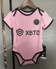 2023-24 Inter Miami CF Home Pink baby Soccer Uniform-CS