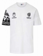 2023 World Cup Fiji White Training Thailand Rugby Jersey