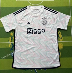 (s-4xl)Correct Version 2023-24 Ajax Away White Thailand jersey  AAA-HR