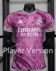 Player verison 2023-24   Real Madrid Purple&Pink Thailand Soccer Jersey AAA-888