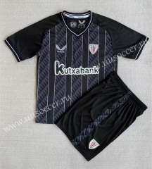 2023-24 Athletic Bilbao Goalkeeper Black  Soccer Uniform-AY