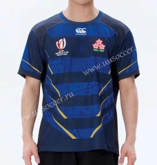 2023 World Cup Japan Away Royal Blue Stripe Rugby Shirt