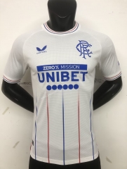 Player Version 2023-24 Rangers Away White  Thailand Soccer Jersey AAA
