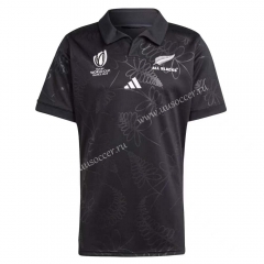 2023-24 New Zealand Black Thailand Rugby Shirts