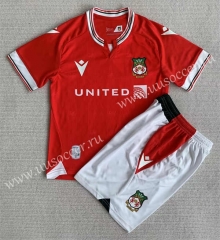 2023-24 Wrexham Home Red Soccer Uniform-AY