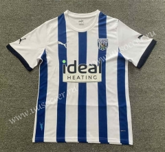 2023-24  West Bromwich Albion Home Blue&White Thailand Soccer Jersey AAA-512