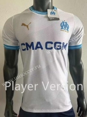 Player version 23-24 Olympique de Marseille Home White Thailand Soccer Jersey AAA-518