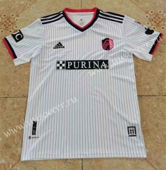 23-24  St. Louis  Away White  Thailand Soccer Jersey AAA-9755