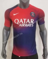 2023-24 Paris SG Red&Blue Thailand Training Soccer Jersey AAA-2390