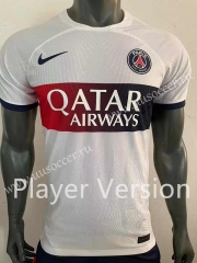 Player version   2023-24 Paris SG  Away  White   Thailand Soccer jersey AAA-518