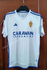 2023-24 Real Zaragoza  Home White  Thailand Soccer Jersey-7T