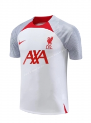 2023-24  Liverpool White Thailand Soccer Jersey AAA-418