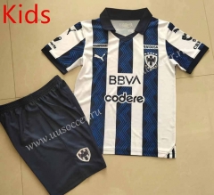 2023-24  Monterrey White & Blue Soccer kids  Uniform-912