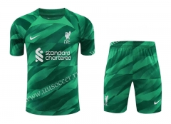 2023-24  Liverpool Goalkeeper Green Thailand Soccer  Uniform-418