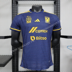 Player Version 2023-24  Tigre UANL Away Blue Thailand Soccer Jersey AAA