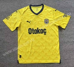 2023-24 Fenerbahçe Away Yellow Thailand Soccer Jersey-512