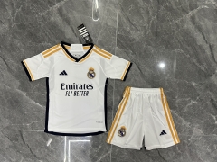 2023-24 Real Madrid Home White Soccer Uniform-GB