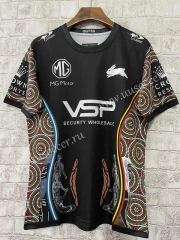 2023 Aboriginal version Sydney Rabbitohs Black Rugby Shirt
