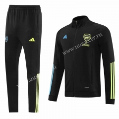2023-24  Arsenal Black Thailand Soccer Jacket Uniform-LH