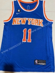 2023 City Version NBA New York Knicks Blue#11 Jersey-1380